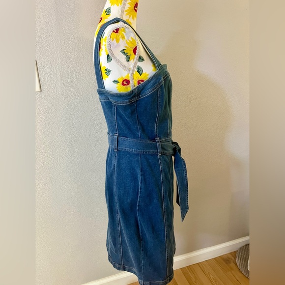 White House Black Market denim sundress - Picture 2 of 6